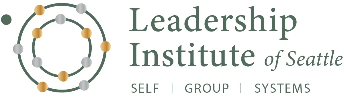 A logo of the leadership institute